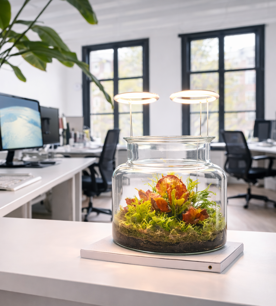 Desk Jungle Terrarium — detail shot
